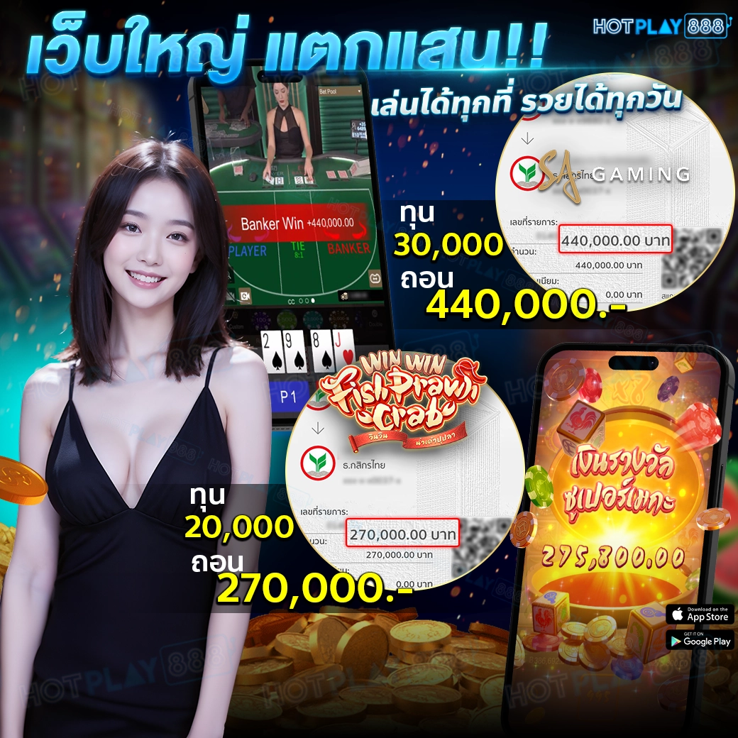 เว็บสล็อตhotplay888